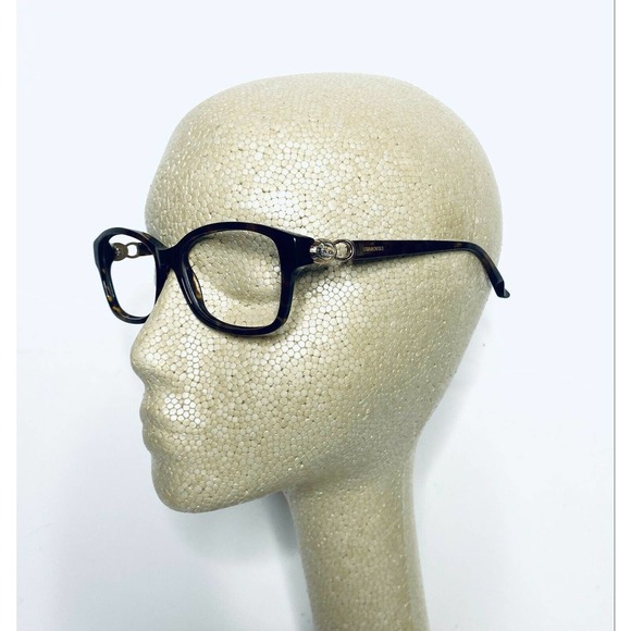 Swarovski Tortoise Rectangular Frame Glasses - Picture 11 of 12